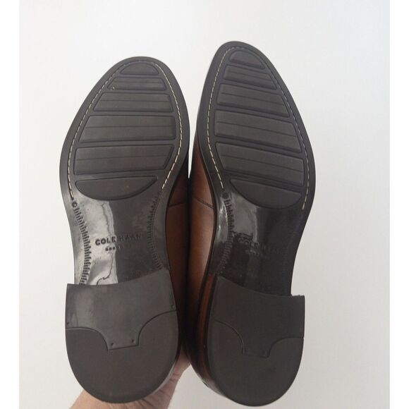 Cole Haan Grand OS Brown Leather Loafers Mens Size 9 - Picture 6 of 7